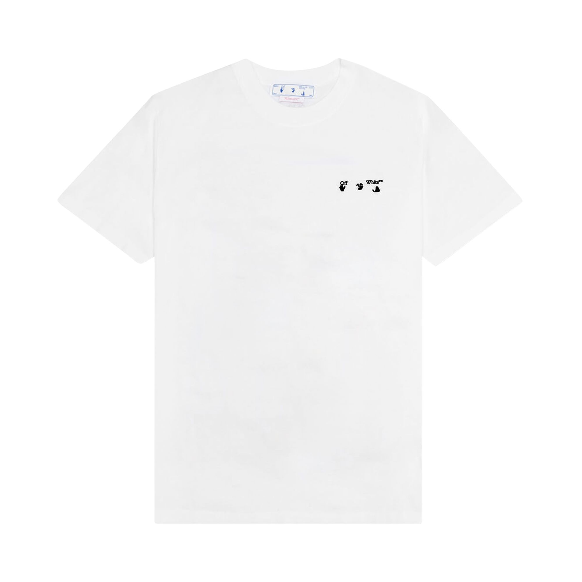 Pre-owned Off-white Logo Slim Short-sleeve Tee 'white/black' | Men's Size S