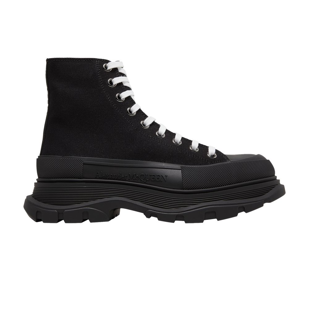 Pre-owned Alexander Mcqueen Tread Slick Boots 'black' | Men's Size 45.5