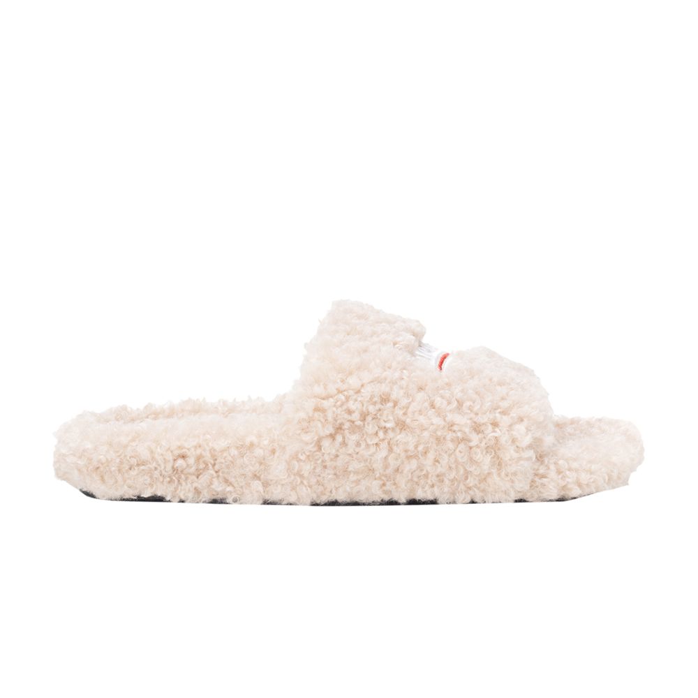 Pre-owned Balenciaga Wmns Furry Slides 'beige' | Brown | Women's Size 36