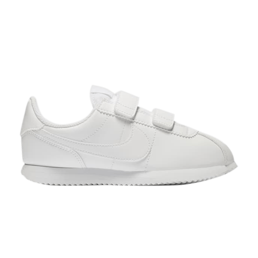 Nike Cortez Basic SL White Preschool Kids' Shoes, Size: 2.5