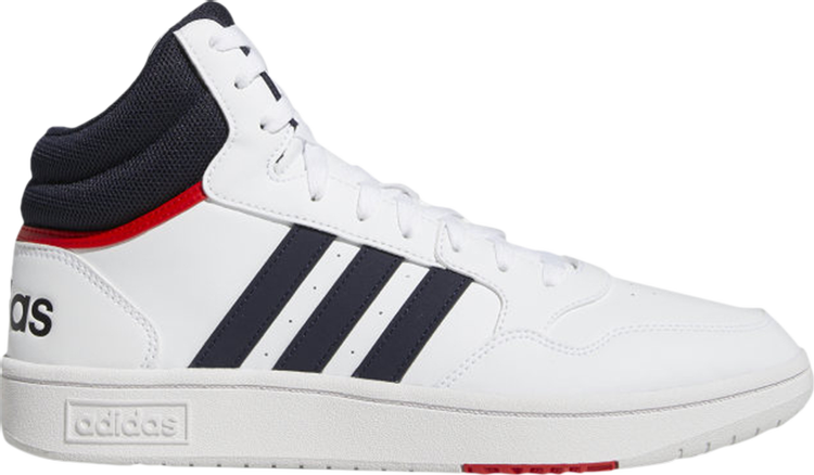 Hoops 3.0 Mid 'White Vivid Red'