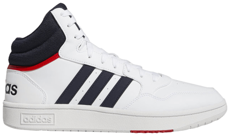 Adidas Hoops 30 Mid White Vivid Red