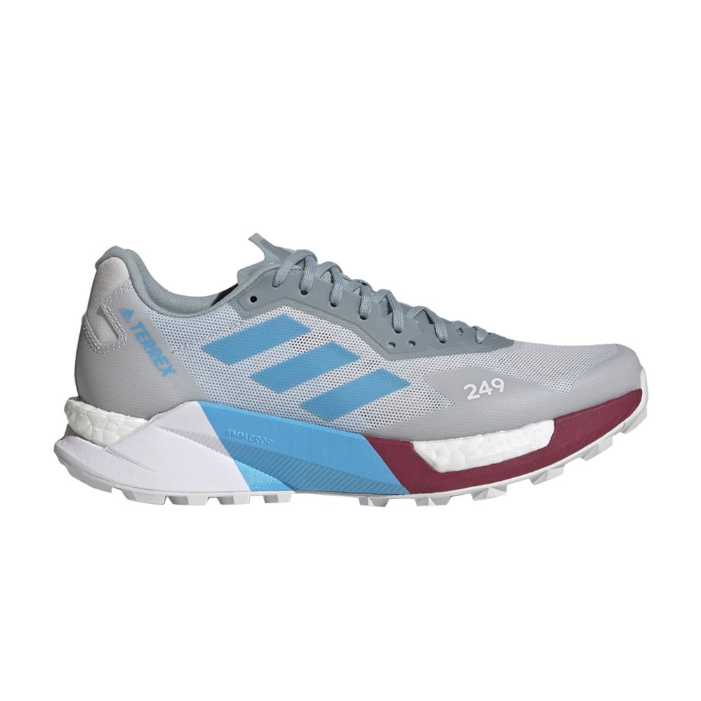 adidas Wmns Terrex Agravic Ultra Trail 'Grey Sky Rush Burgundy' | Women's Size 6