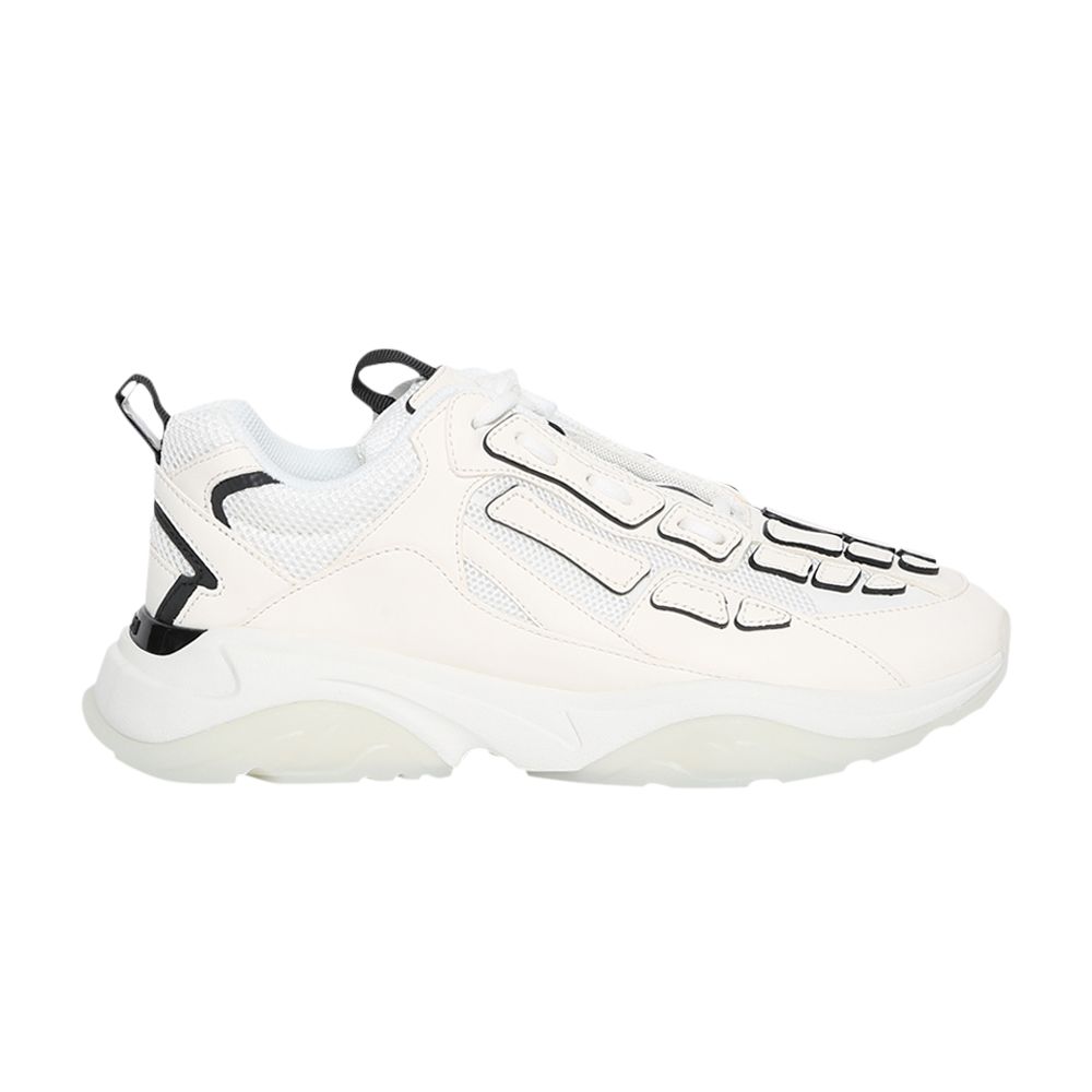 Pre-owned Amiri Wmns Bone Runner Low 'white Black' | Women's Size 36