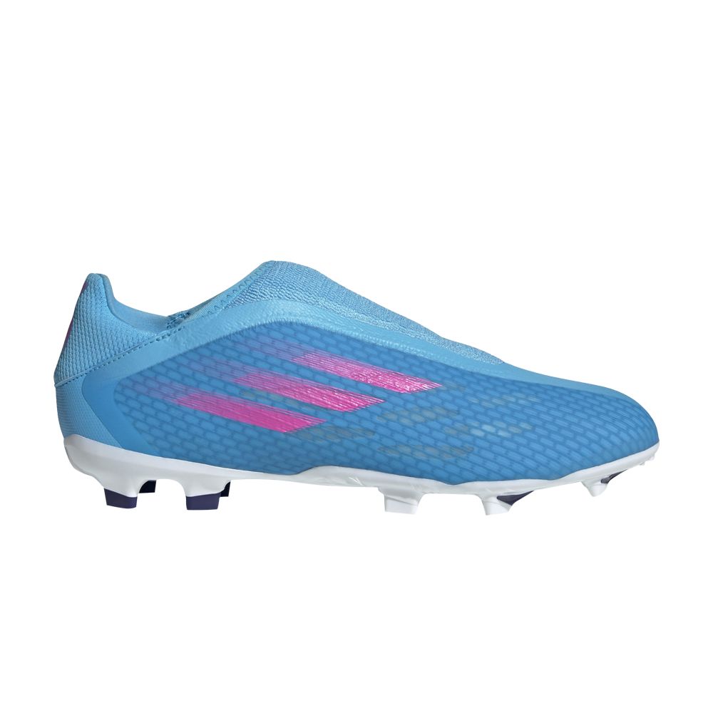 adidas X Speedflow.3 Laceless FG 'Sky Rush Team Shock Pink' | Blue | Men's Size 13