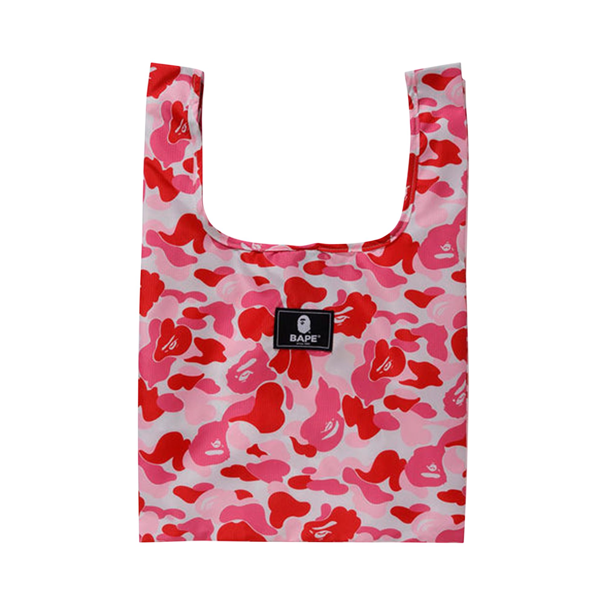 Pre-owned Bape Abc Camo M Shopping Bag 'pink'