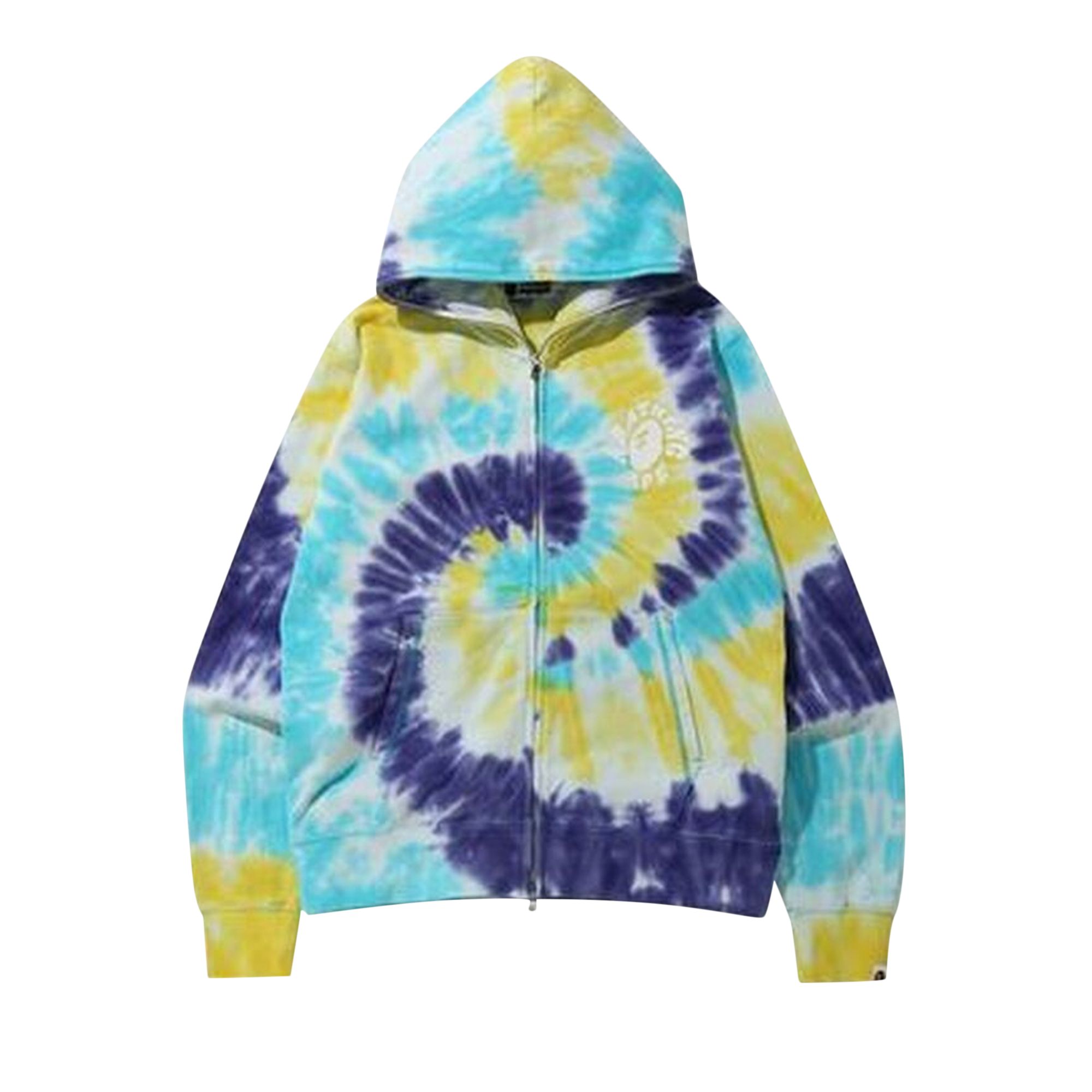 BAPE Tie Dye Wide Full Zip Hoodie 'Multicolor' | Multi-Color | Men's Size S