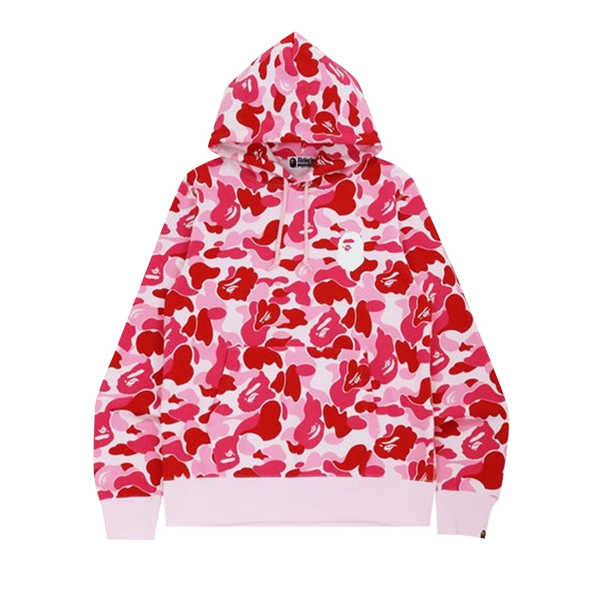 Pre-owned Bape Big Abc Camo Ape Head Pullover Hoodie 'pink' | Men's Size S