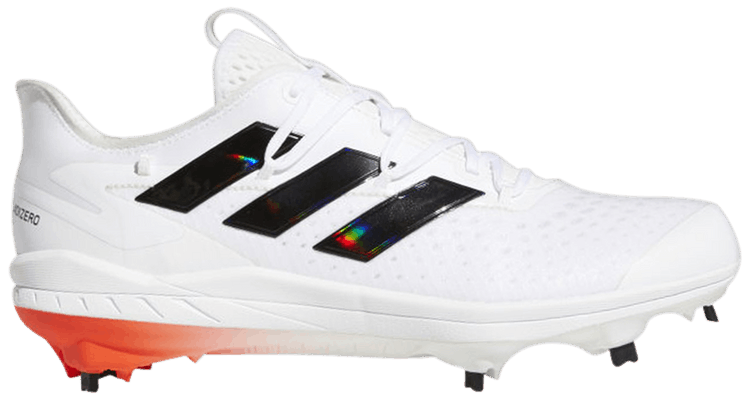 Size 10.0 Adizero Afterburner 8 APEX White Solar Red