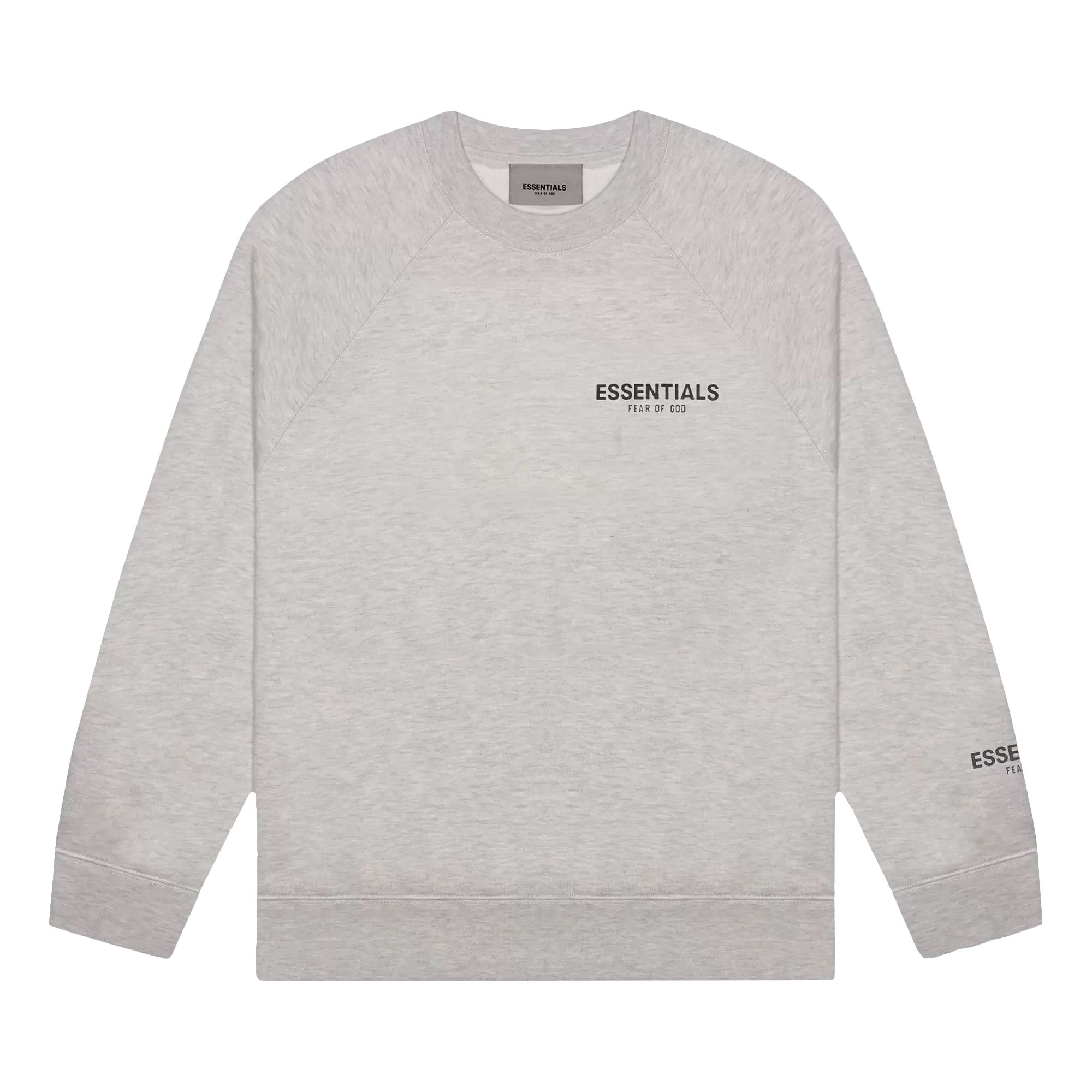 Fear of God Essentials Crewneck Sweatshirt 'Dark Heather Oatmeal' | Grey | Men's Size 2XL