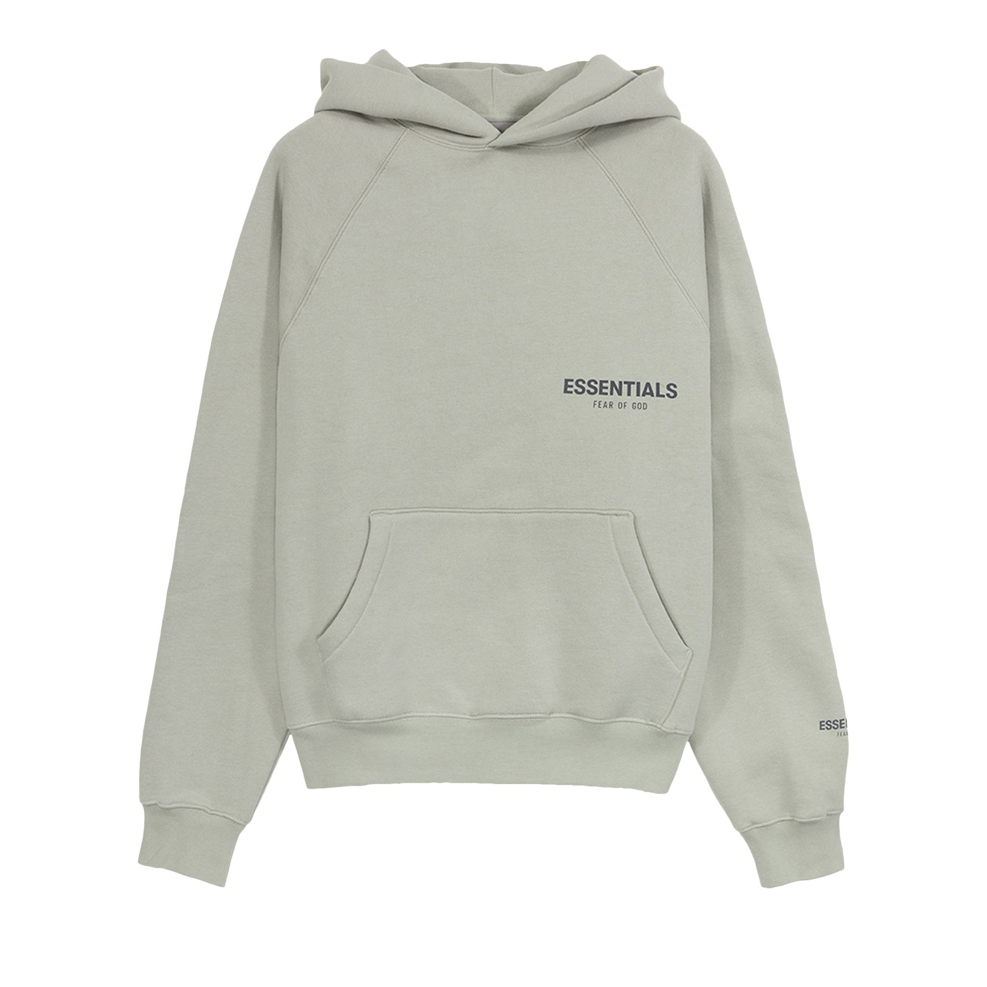 Fear of God Essentials x SSENSE Pullover Hoodie 'Green Concrete' | Men's Size XL