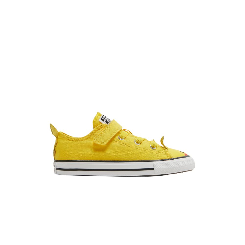 Pre-owned Converse Pokemon X Chuck Taylor All Star Easy-on Low Td 'pikachu' | Yellow | Infant Size 6