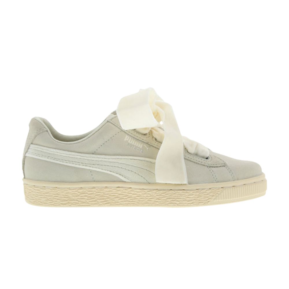 Puma Suede Heart Jr 'Velvet Pack - Birch' | Cream | Kid's Size 5.5 - 366046-02