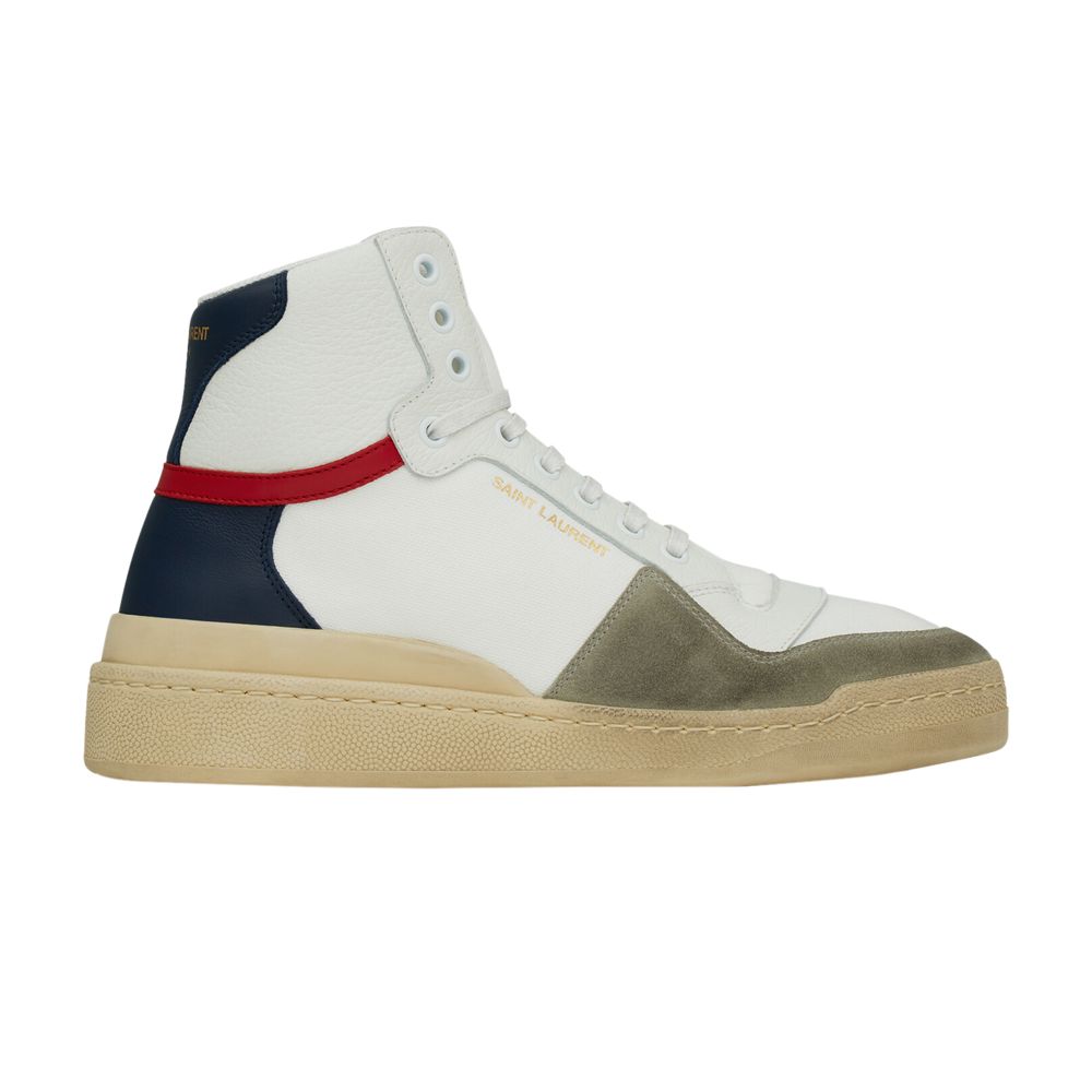 Pre-owned Saint Laurent Sl-24 Mid 'off White' | Men's Size 44