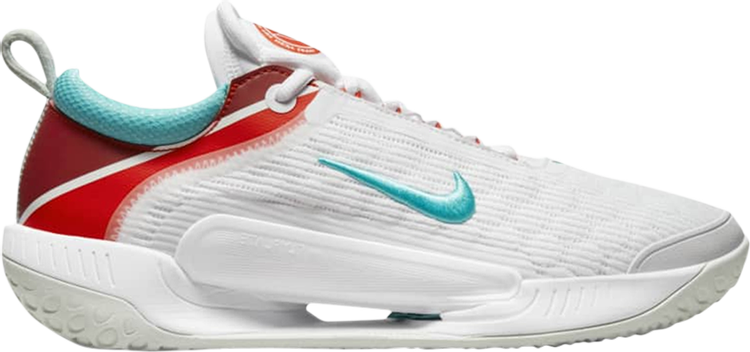 NikeCourt Zoom NXT 'White Habanero Red Washed Teal'