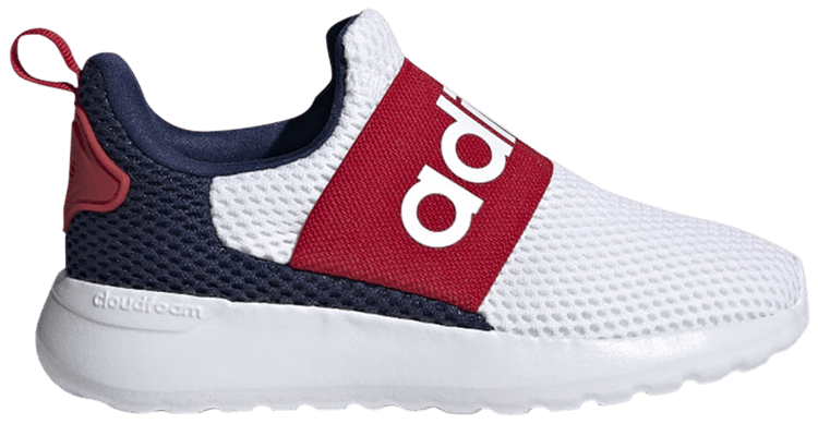 Adidas Lite Racer Adapt 40 J White Dark Blue Scarlet