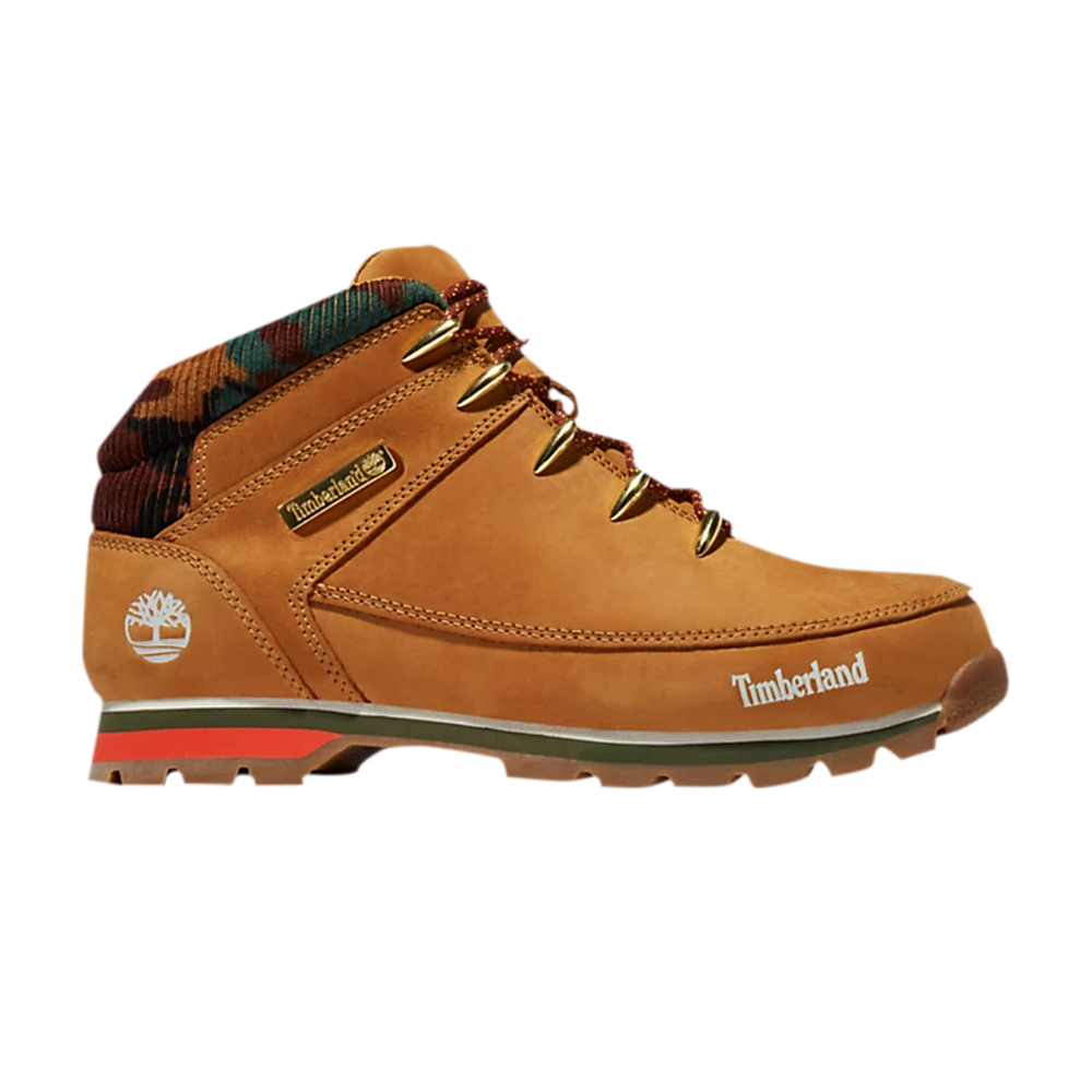 Pre-owned Timberland Euro Sprint Hiker Mid 'wheat Camo' In Tan