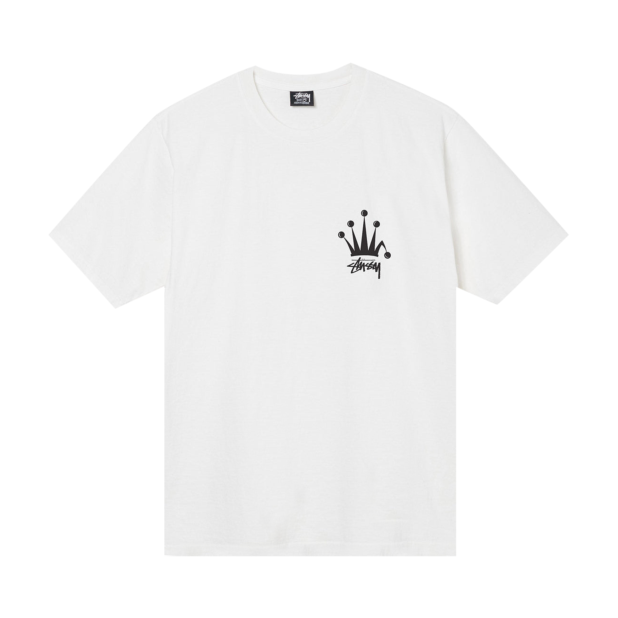 Pre-owned Stussy Regal Crown Pigment Dyed Tee 'natural' In White