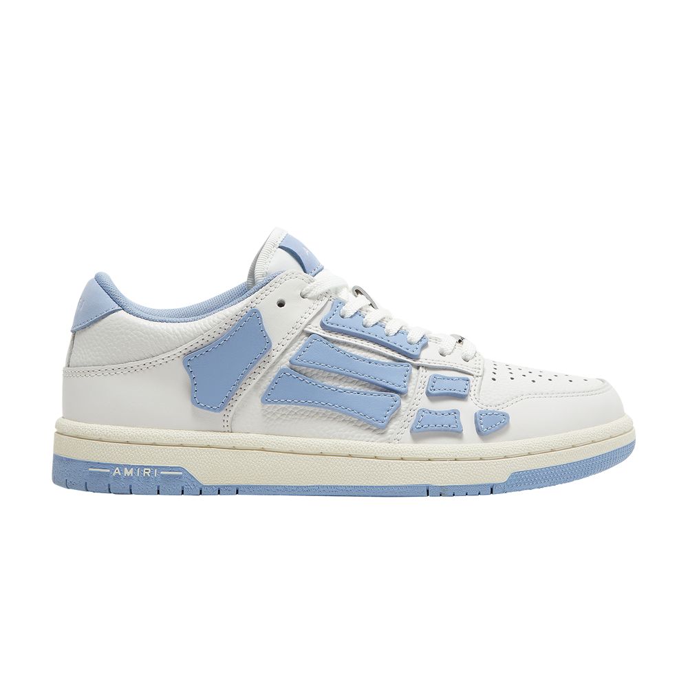 Pre-owned Amiri Wmns Skel Top Low 'white Lilac' | Women's Size 41