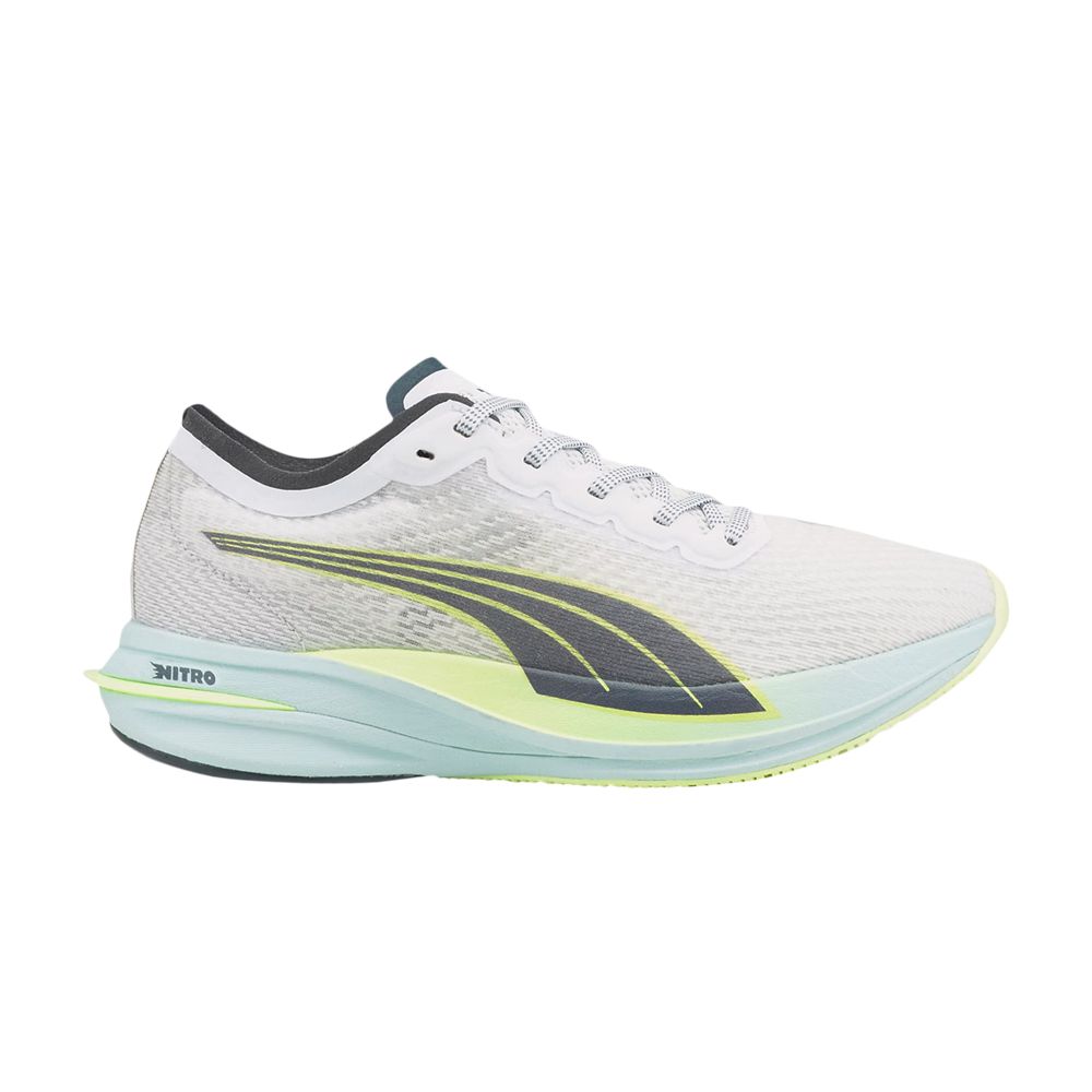 Puma Wmns Deviate Nitro 'White Dark Slate' | Women's Size 6