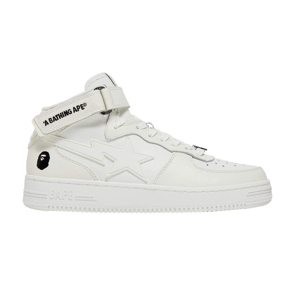 Pre-owned Bape Sta Mid 'white'