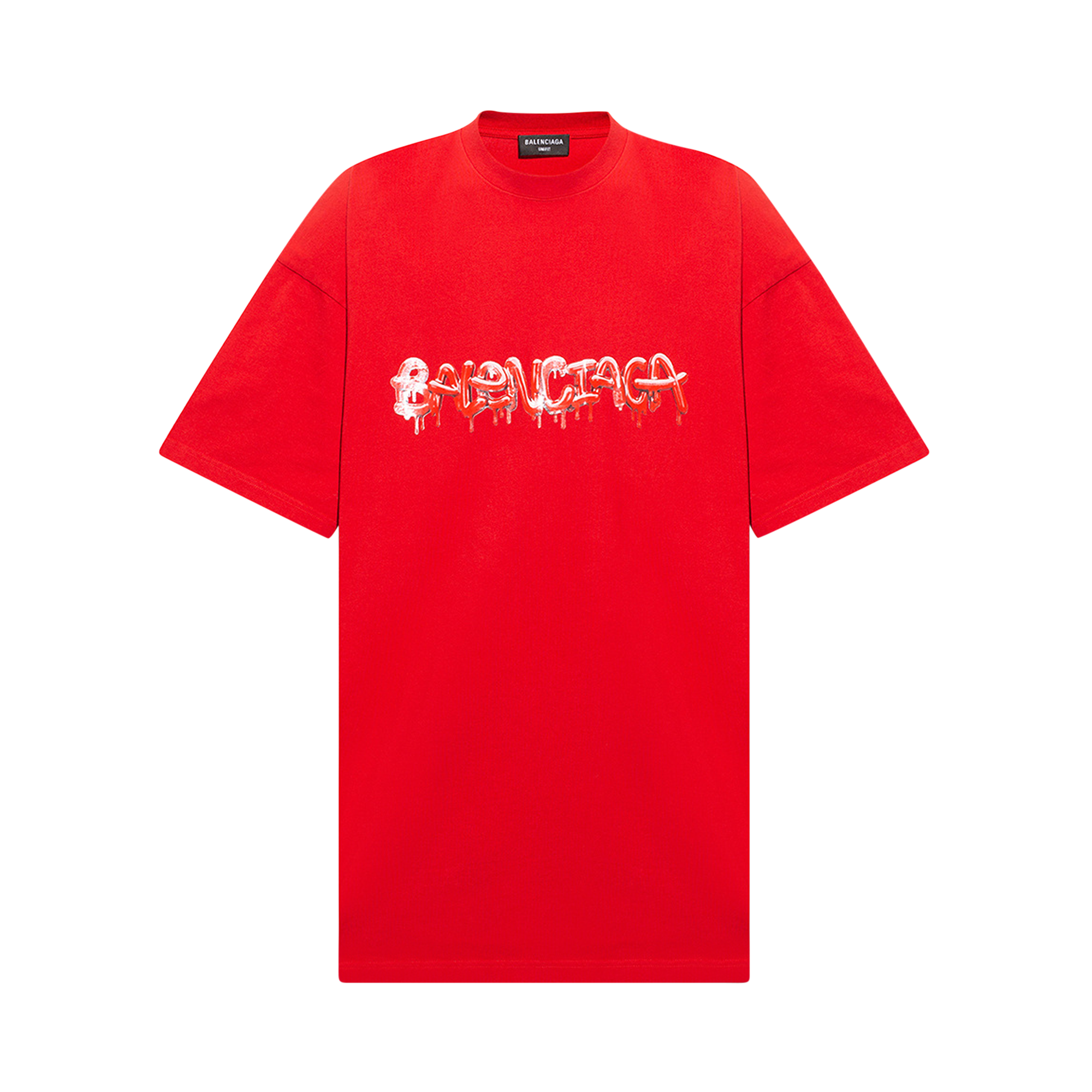 Pre-owned Balenciaga Oversized T-shirt 'cardi Red'