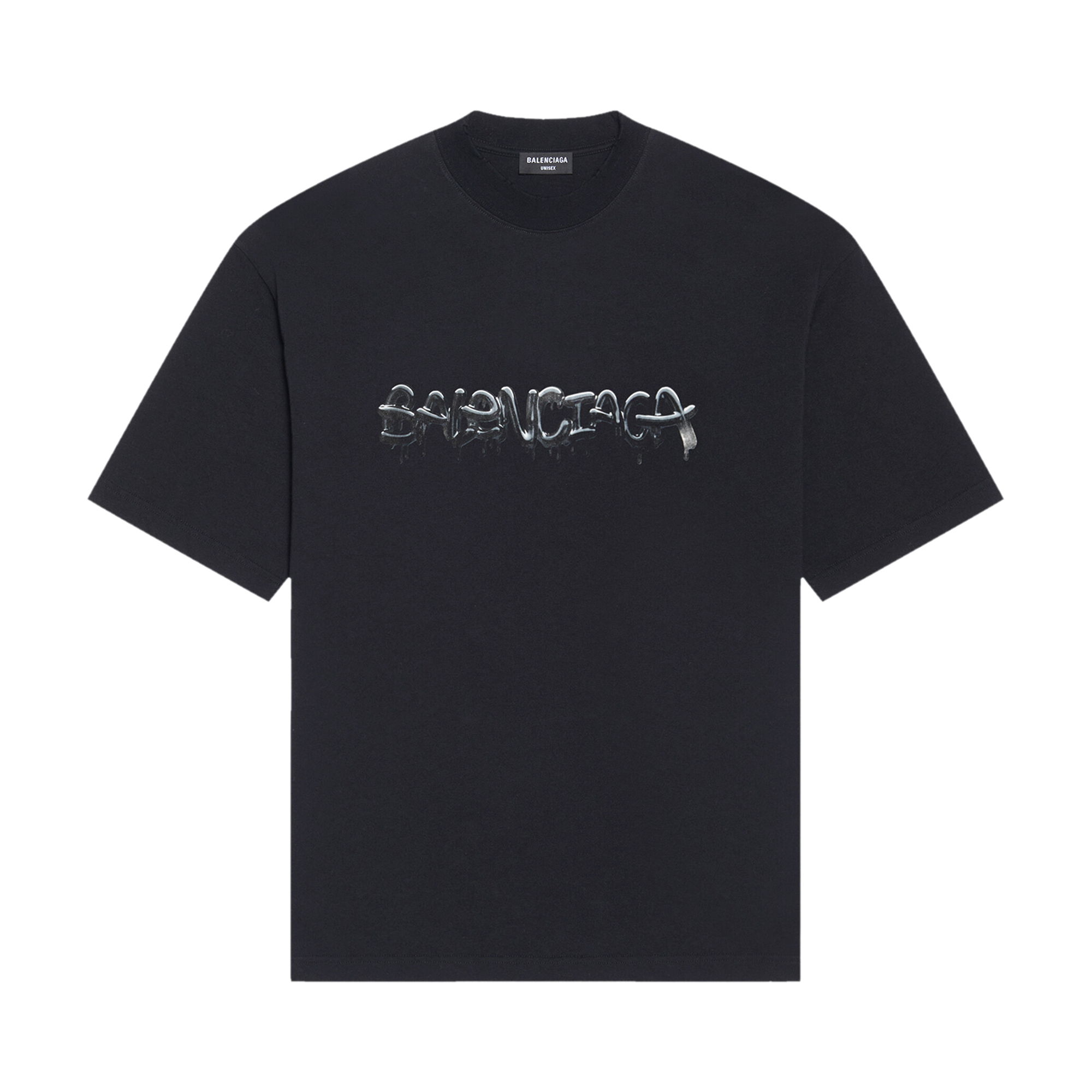 Pre-owned Balenciaga Medium Fit T-shirt 'black'