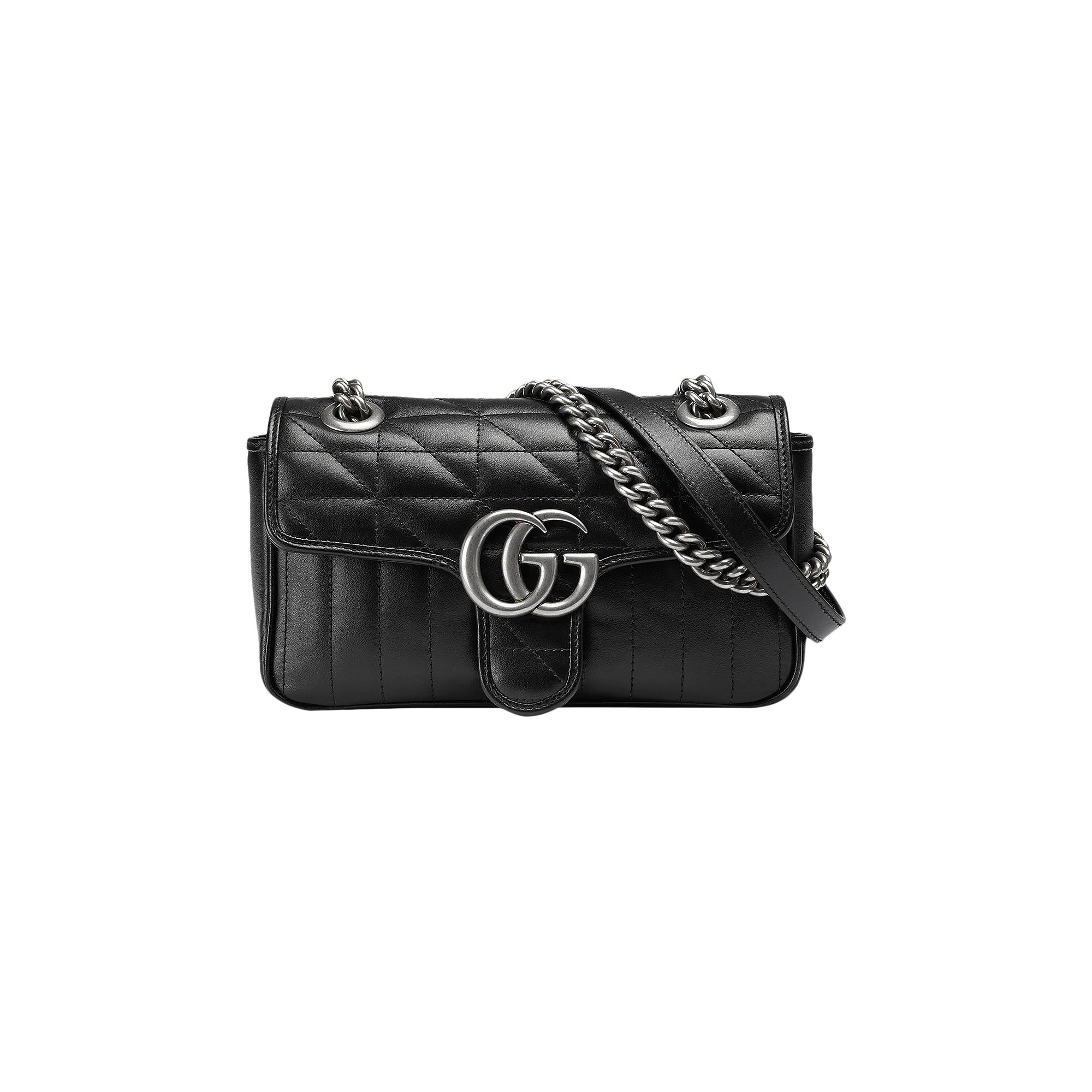 Gucci GG Marmont Mini Shoulder Bag 'Black' | Women's Size Onesize