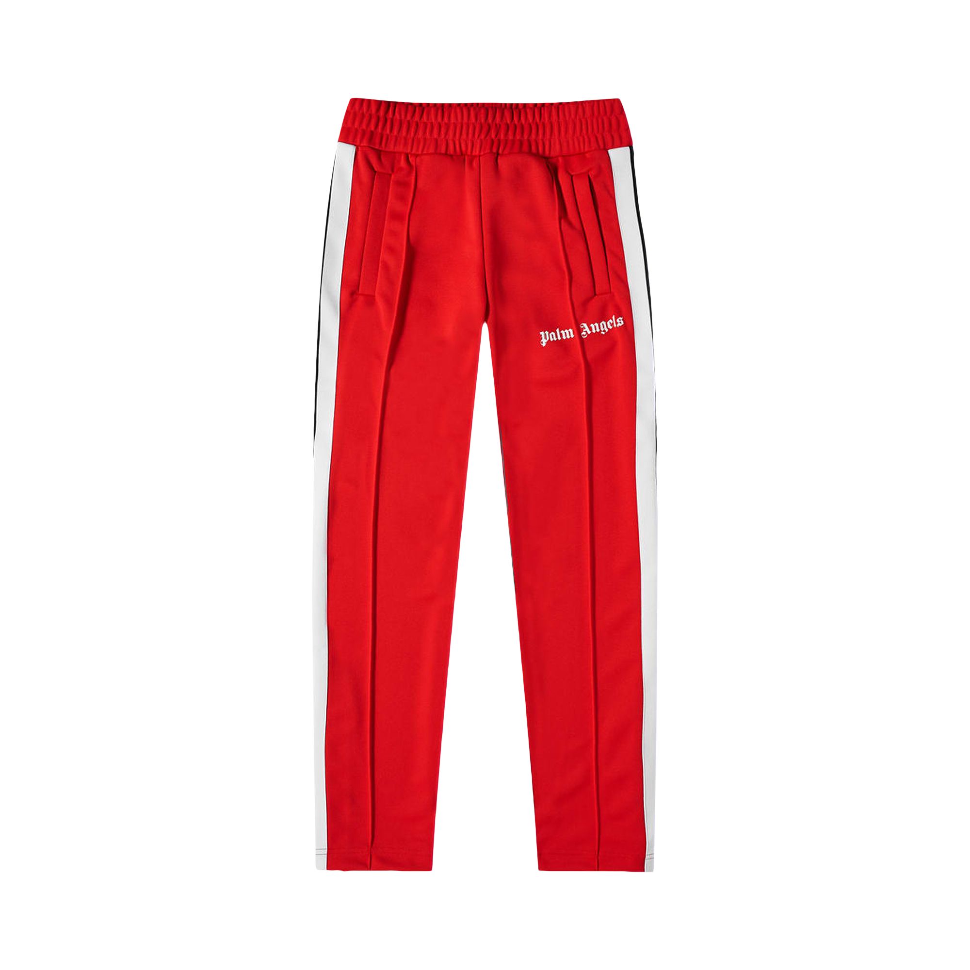 Palm Angels Slim Track Pants 'Red/White' | Men's Size XL
