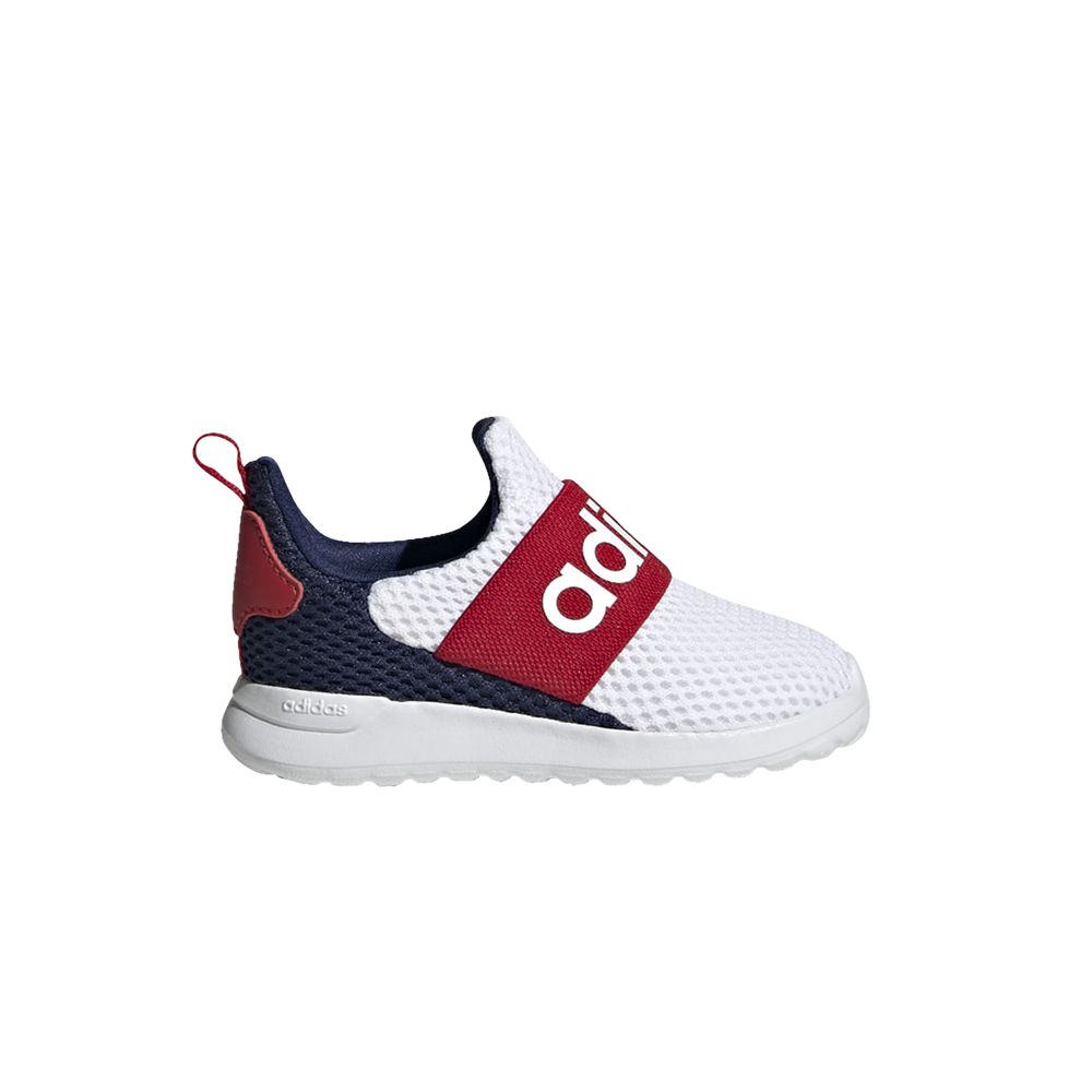 Pre-owned Adidas Originals Adidas Lite Racer Adapt 4.0 I 'white Dark Blue Scarlet' | Infant Size 5