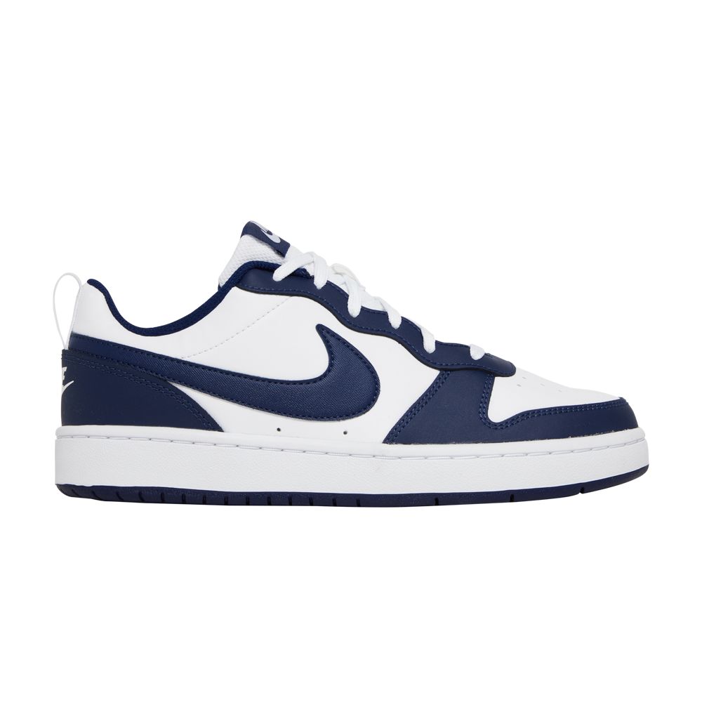 Pre-owned Nike Court Borough Low 2 Gs 'white Signal Blue' | Kid's Size 4.5