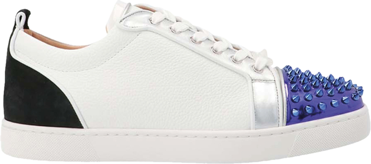 Christian Louboutin NWB Sneakers Size 43 10 US Louis Junior Spikes White /  Blue