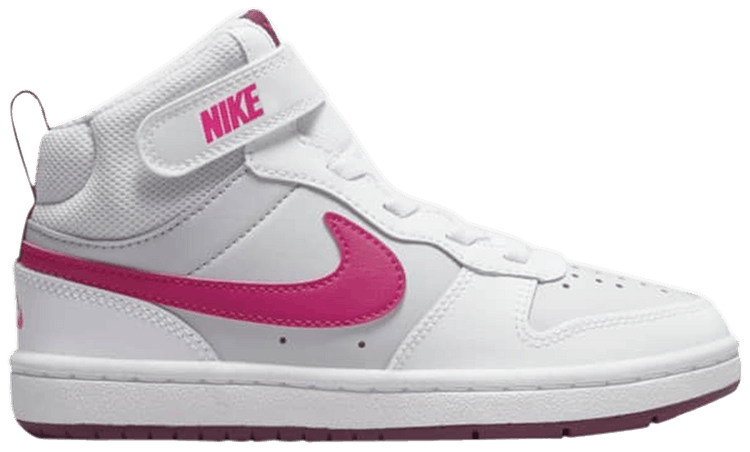 Nike Court Borough Mid 2 PS Pure Platinum Pink Prime