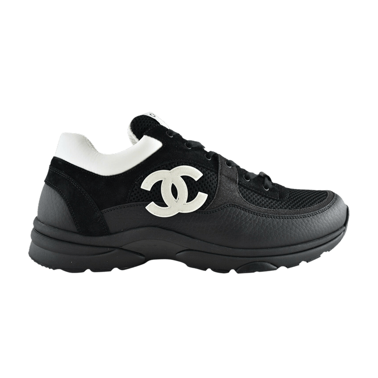 Black chanel trainers mens sale