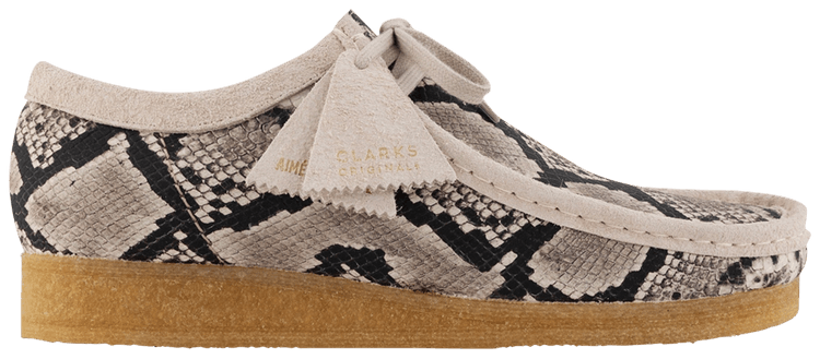 Aimé Leon Dore x Wallabee 'Snakeskin - White Grey'