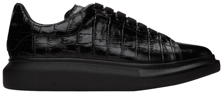 スニーカー ALEXANDER MCQUEEN Men Sneakers 553680 WIAC8 1000 BLACK Buy Alexander McQueen Oversized Sneaker 'Croc Black