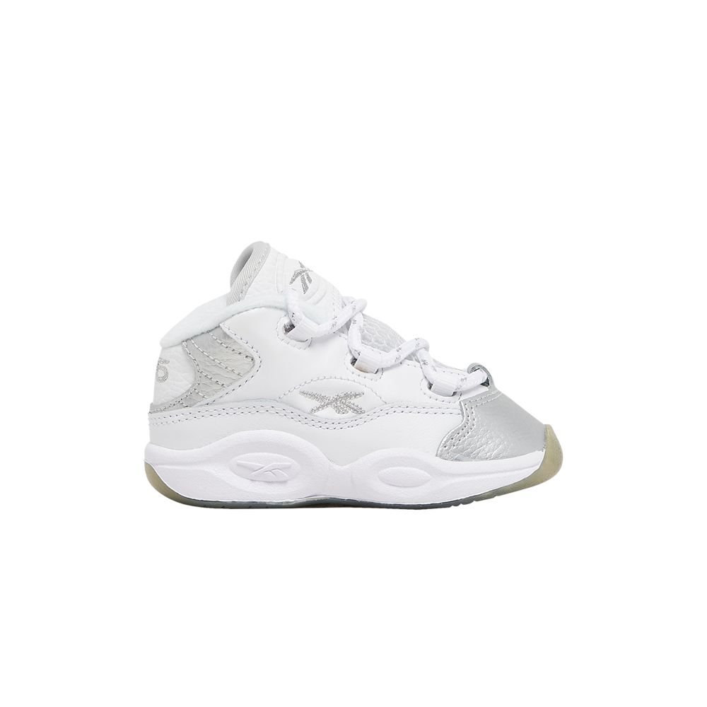 Pre-owned Reebok Question Mid Toddler '25th Anniversary' | White | Infant Size 4