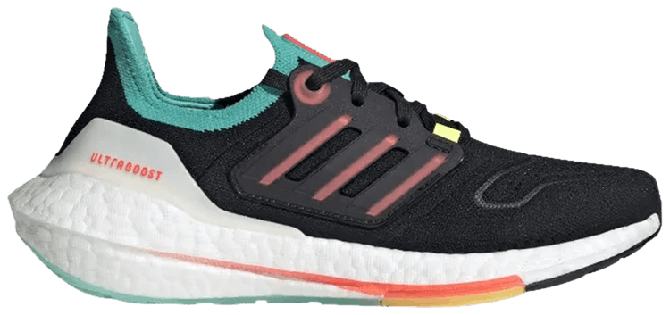 Adidas UltraBoost 22 J Black Turbo Mint