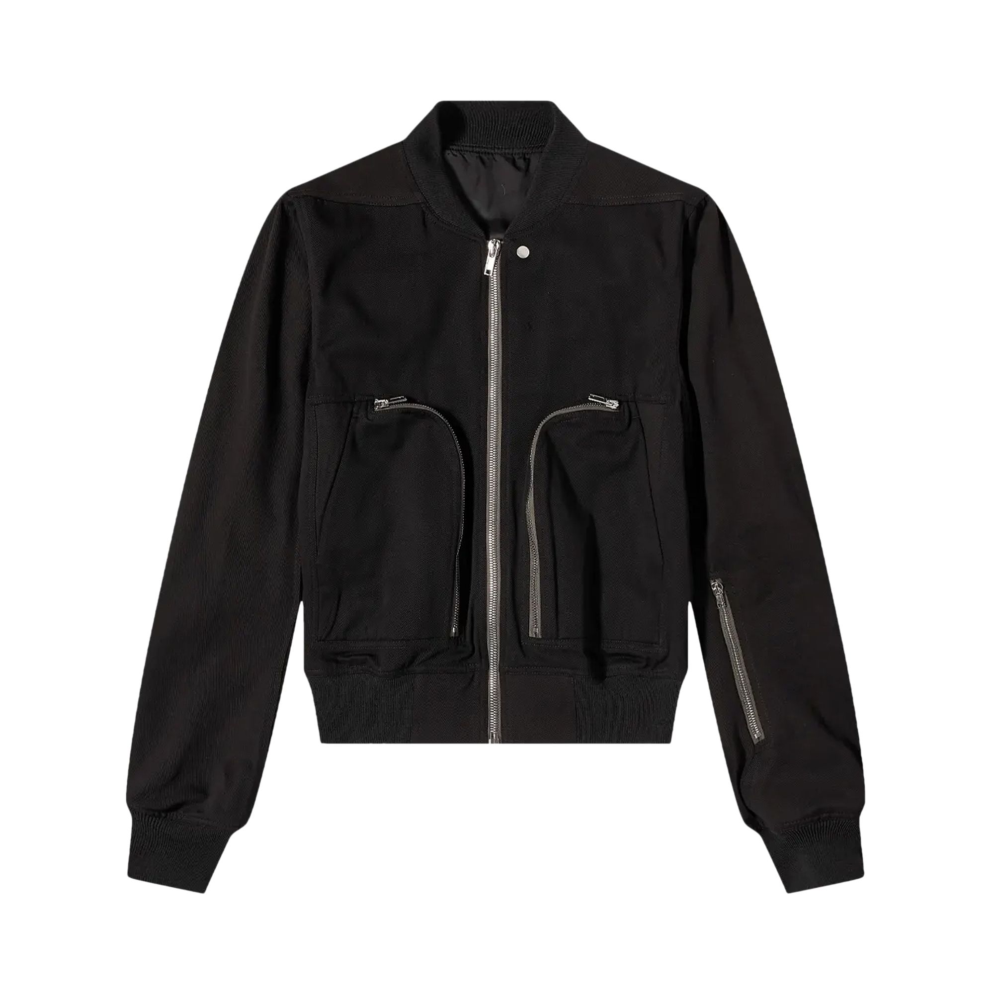 Rick Owens Bauhaus Flight Woven Bomber 'Black' | Men's Size 50