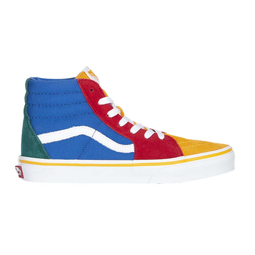 Pre-owned Vans Sk8-hi 'primary Block' | Blue | Men's Size 2.5
