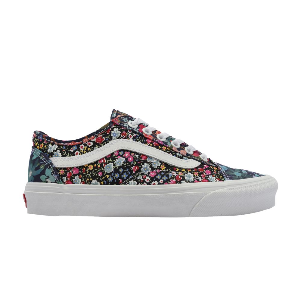 Pre-owned Vans Liberty Fabrics X Old Skool Tapered 'patchwork Floral - Black Multi' In Multi-color