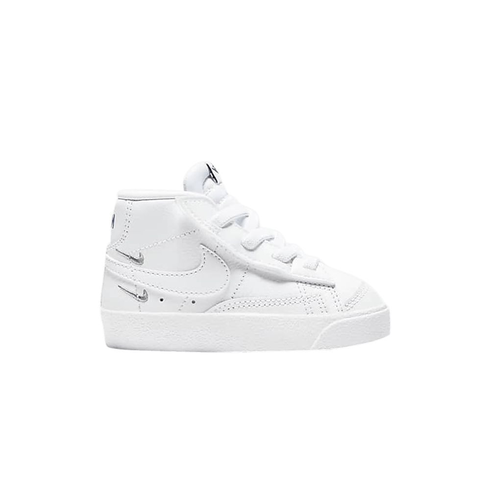 Pre-owned Nike Blazer Mid '77 Se Td 'sisterhood - White Metallic Silver' | Infant Size 6