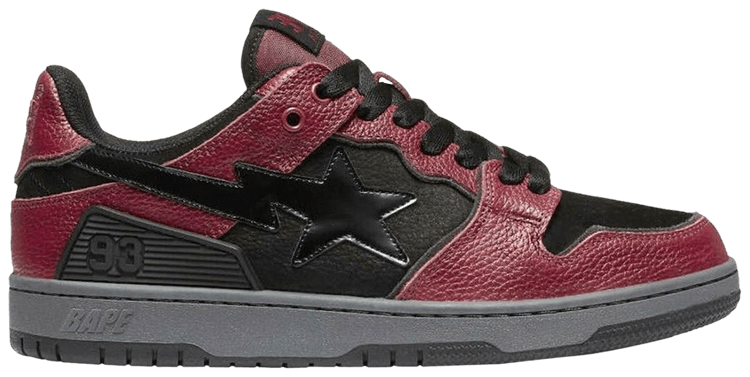 BAPE Wmns Sk8 Sta Black Red