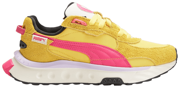 Puma Wmns Wild Rider Vintage Super Lemon Glowing Pink