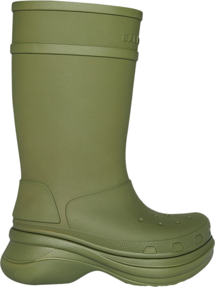 Crocs x Balenciaga Clog Boot 2.0 'Army Green'