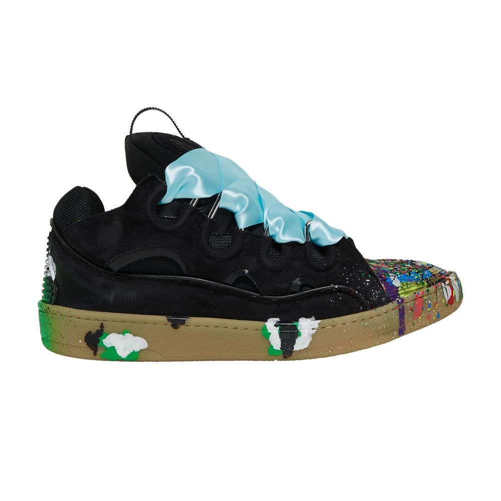 Lanvin Gallery Dept. x Lanvin Curb Sneakers 'Paint Drip - Black' | Men's Size 41