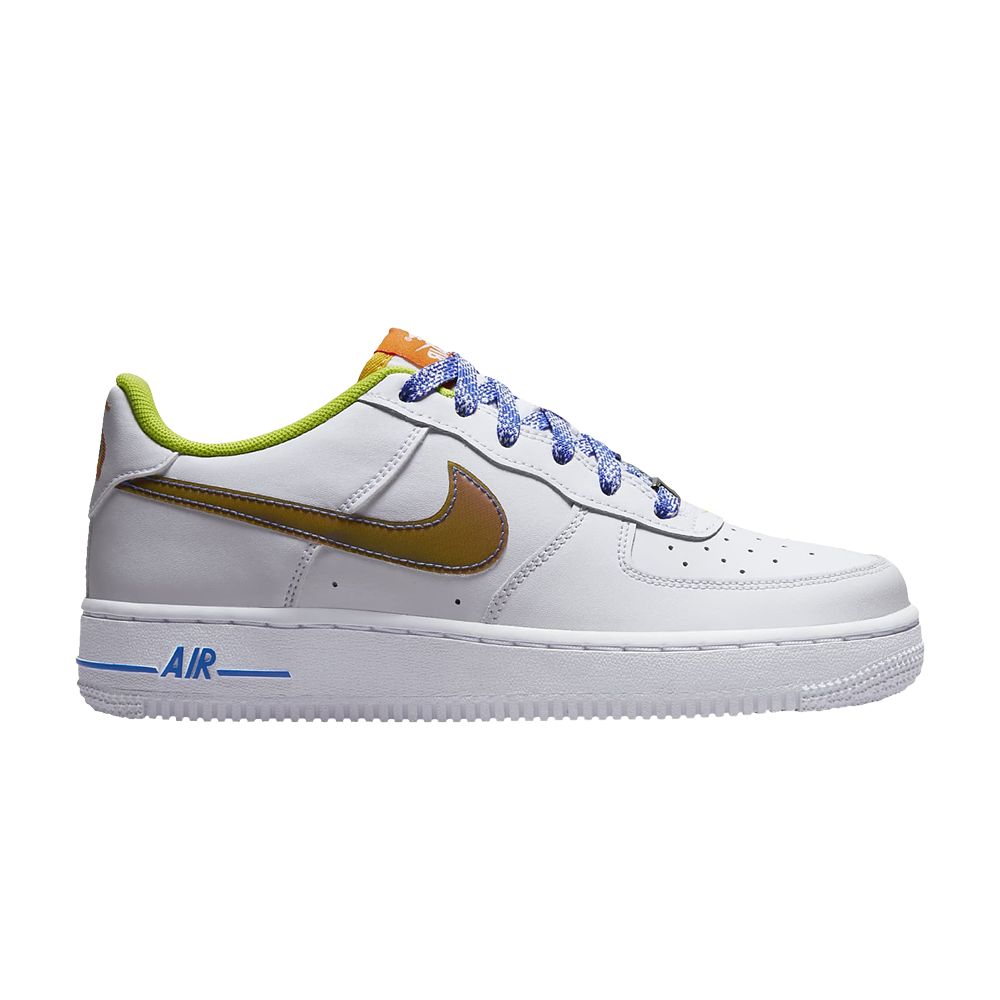 Pre-owned Nike Force 1 Lv8 Gs 'white Multi' | Kid's Size 7