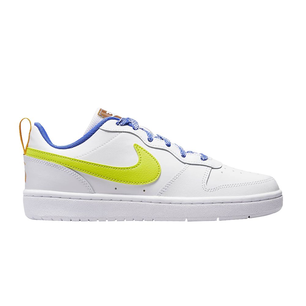 Pre-owned Nike Court Borough Low 2 Se Gs 'white Atomic Green' | Kid's Size 7