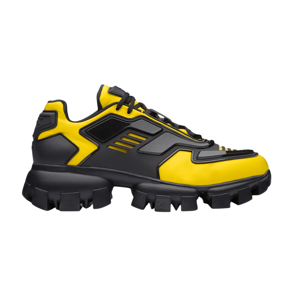 black and yellow prada cloudbust