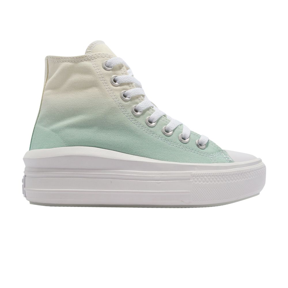 Converse Wmns Chuck Taylor All Star Move High 'Ombre - Light Dew' | Green | Women's Size 8